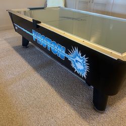 Dynamo Air Hockey Table - Blue Streak - Coin Operated