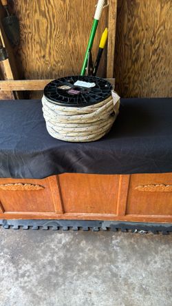 One hundred and seventy five feet of high strength double braided utility rope