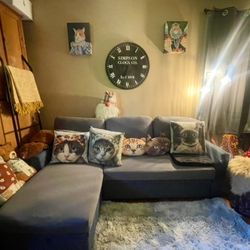 Barrientez 85” upholstered  Sleeper Sofa With Storage 
