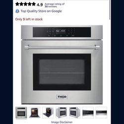 Wall Oven 30in Thor 