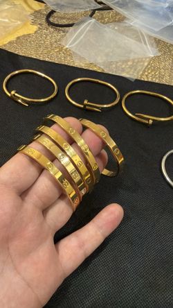 Bracelet not gold  $50 each