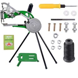 Shoe Repair Machine Hand Cobbler Sewing Machine dual Cotton Nylon Line Sewing Machine Manual Leather Machine for Shoes Cloth Bags