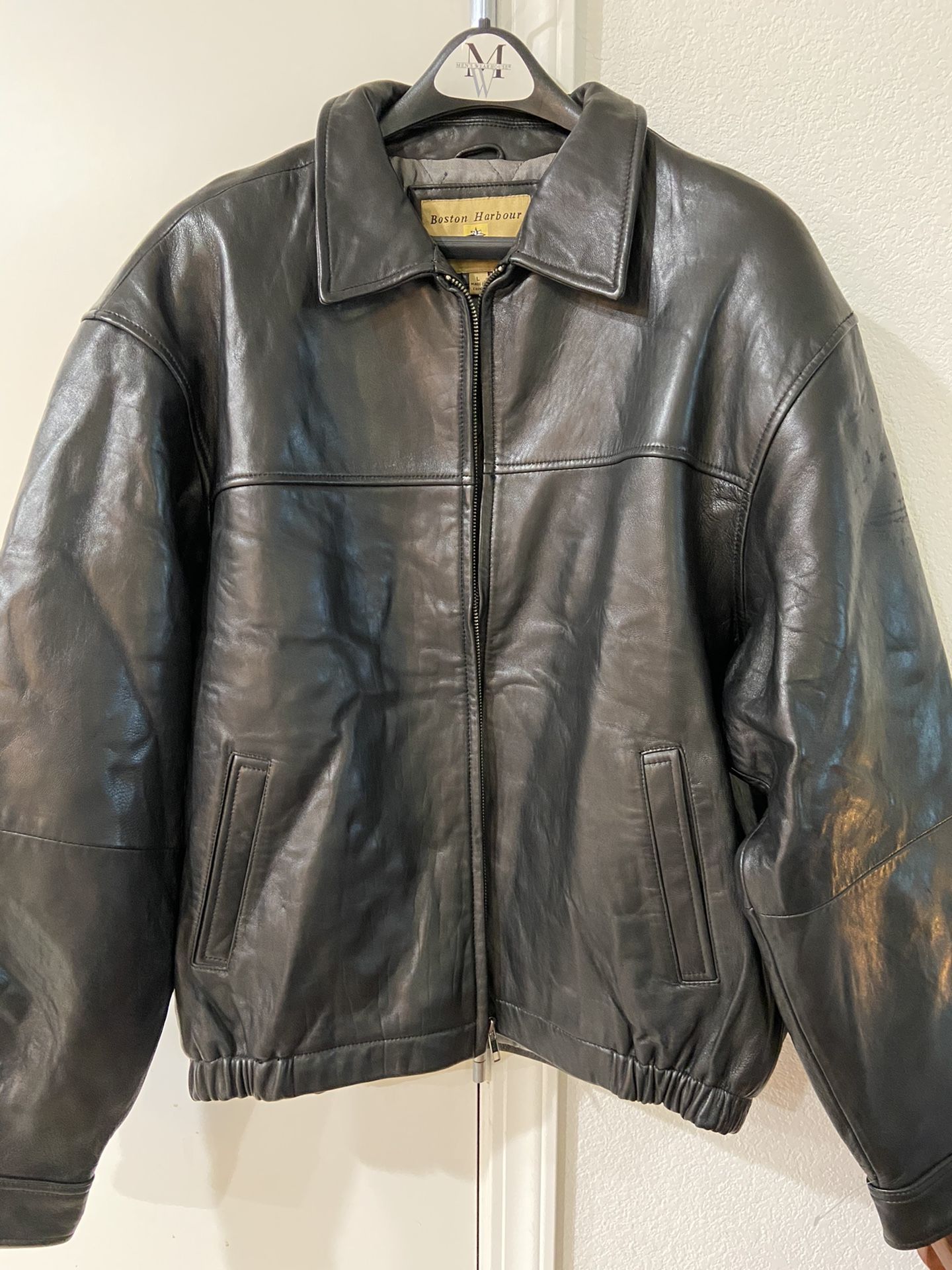 Boston Harbour Mens Leather Jacket