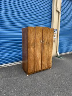 Vintage Art Deco Wardrobe Armoire By Rosbros
