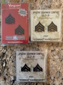 USMC Sergeant and Corporal Chevrons