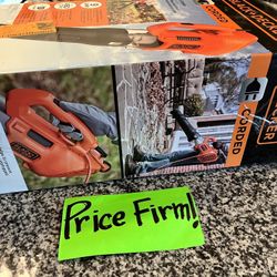 BLACK+DECKER 9 AMP 140 MPH 450 CFM Corded Electric Handheld Axial Leaf Blower