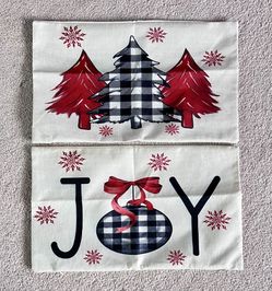 2pcs Christmas Pillow Cases 12"x20"/30cm*50cm Rectangular Christmas Eve Lumbar Cushion Cover Oh Holy Night Jesus Holiday Home Decoration Lumbar Pi