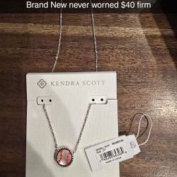 Kendra Scott Baseball Short Pendant Necklace 
