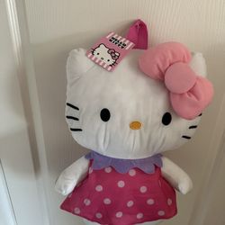 Hello Kitty plushie Backpack 