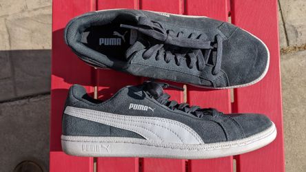 Dark Gray Suede Pumas