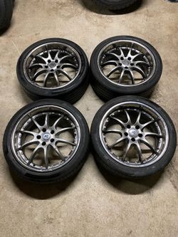 19" AT Italia Wheels & Worn Tires