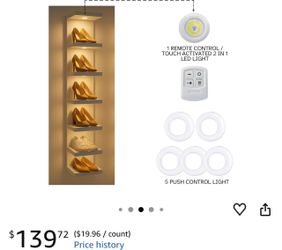 Brand new unopened lighted 7 tier shelves