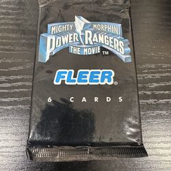 1995 Fleer Mighty Morphin Power Rangers Movie Trading Cards SINGLE PACK sealed