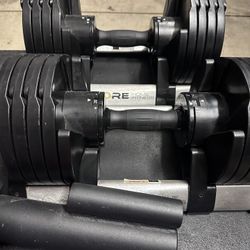 Core Adjustable Dumbbells – 5–50 lb Pair
