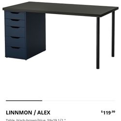 Black IKEA table top