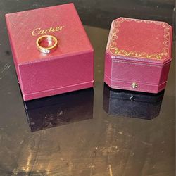 Original Cartier Ring  With Diamonds 