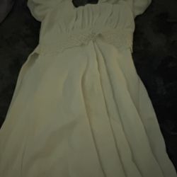 White Spring Dress $10 New Never Worn Size Xs Only Pick Up In Elcajon