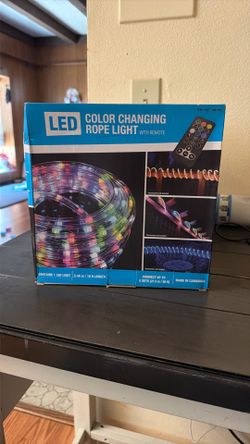 LED color changing rope light