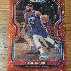 2020-21 Panini Prizm EDDIE GEORGE Red Fast Break Disco  /125