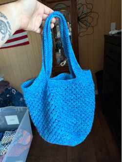 Crochet tote bag