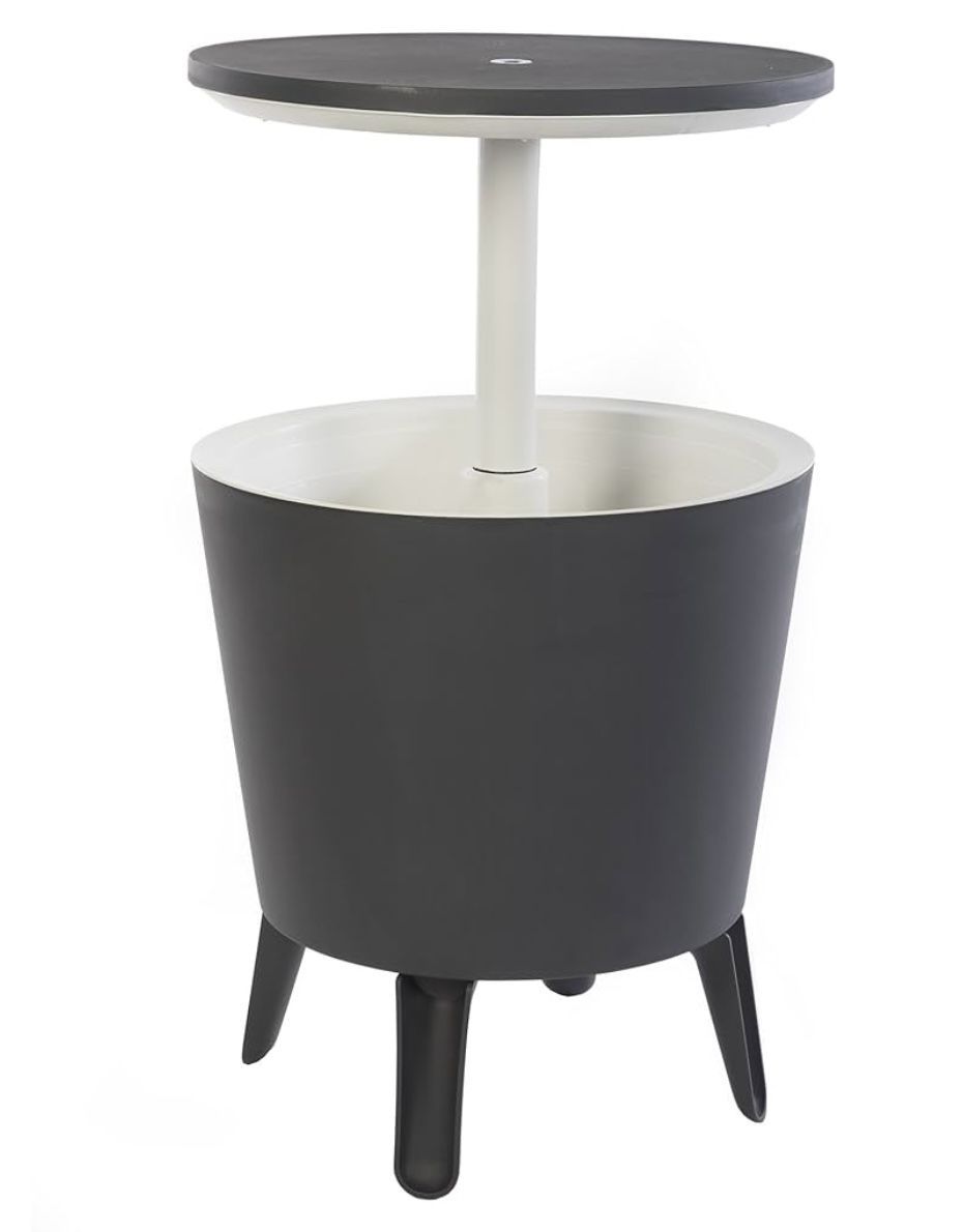 Outdoor Cooler/Table with 7.5 Gallon Beer and Wine Cooler