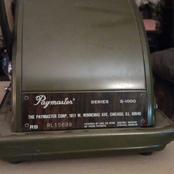 Paymaster Antique Check Writer
