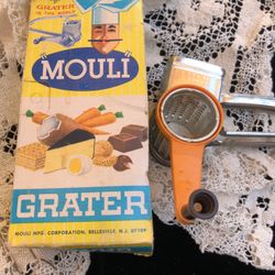 Vintage “Mouli” Grater. Belleville, NJ. USA
