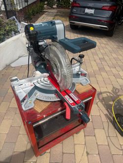 Dual-Bevel Sliding Glide Miter Saw with 60 Tooth Saw Blade