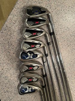 Callaway X Hot / X 18 Iron Set 3-PW Uniflex & Speed Step Stiff - Right Handed RH