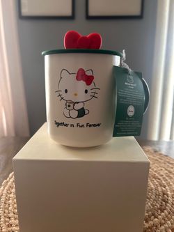 Starbucks x Hello Kitty Ceramic Mug with Lid