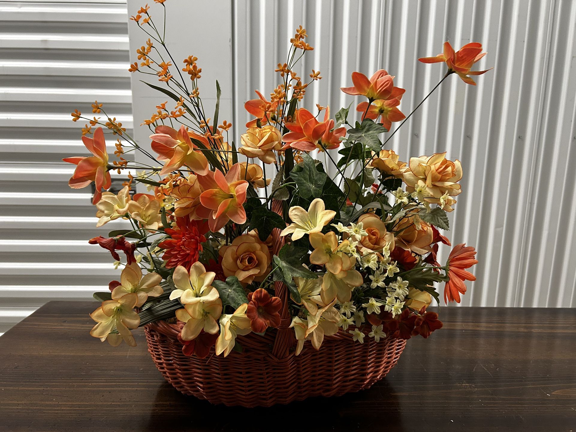 Floral Basket With Flowers 💐
