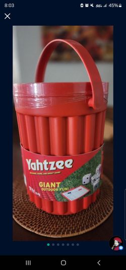 Giant Yahtzee outdoor game