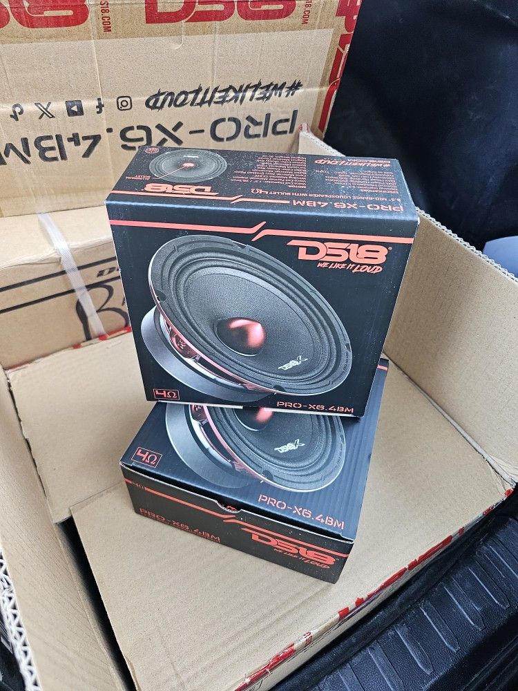 Ds18 Speakers 6.5s New $80 Pair