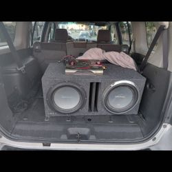 12" Bass Speakers + 1,200 Watt Amp