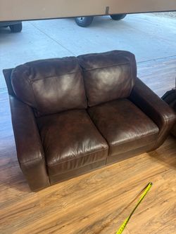 Leather couch