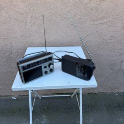 sony and hitachi radio for sale $$25 for both sold as is 