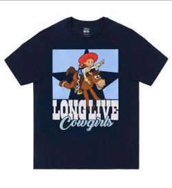 New Disney PIXAR Toy Story Jessie Long Live Cowgirls Graphic T-Shirt