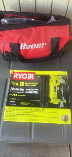 Ryobi ONE+ 18V AirStrike 18-Gauge Cordless Brad Nailer P320 – New in Box