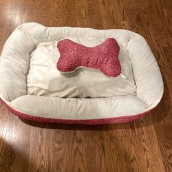 Dog Bed - Never Used W Pillow