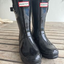 Black Hunter Rain Boots Size 7