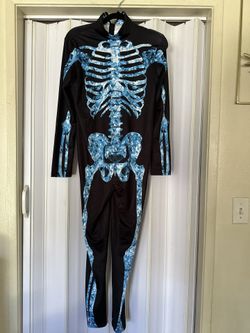 SKELOTON HALLOWEEN COSTIME