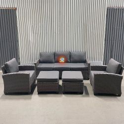 7-Seater Patio Furniture Set Outdoor Sectional