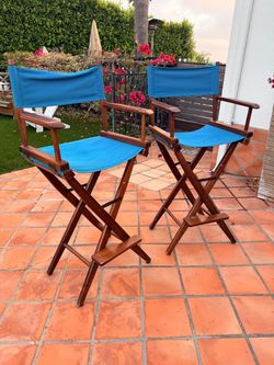 Pair of Pier 1 Director’s Chairs – Removable Covers
