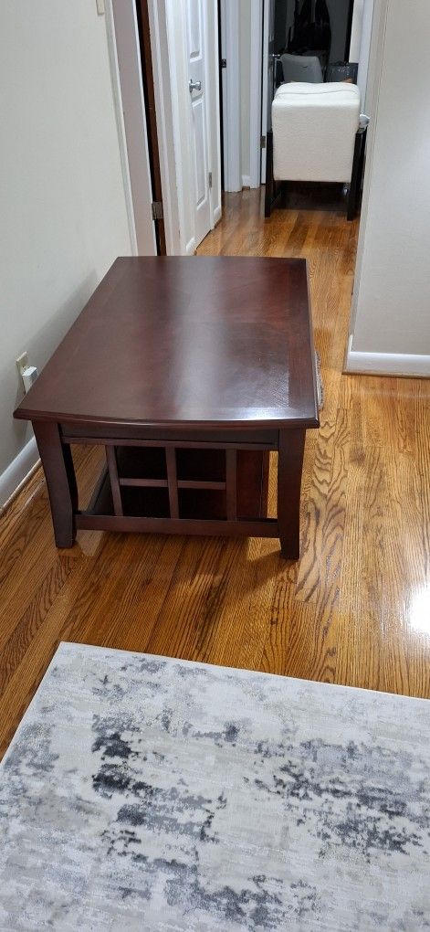 Klaussner Home Cherry Coffee Table