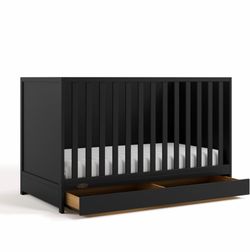 Black Graco Theo Crib