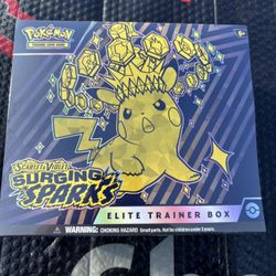 ⭐️Brand New Pokemon Trading Card Game TCG Scarlet & Violet Surging Spark Elite Trainer Box ETB