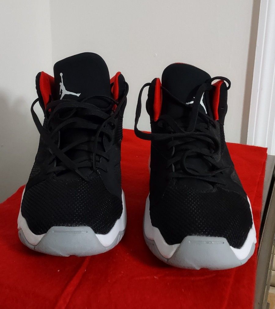 Air Jordan Lift Off Black red White basketball sports sneaker shoes size 12.