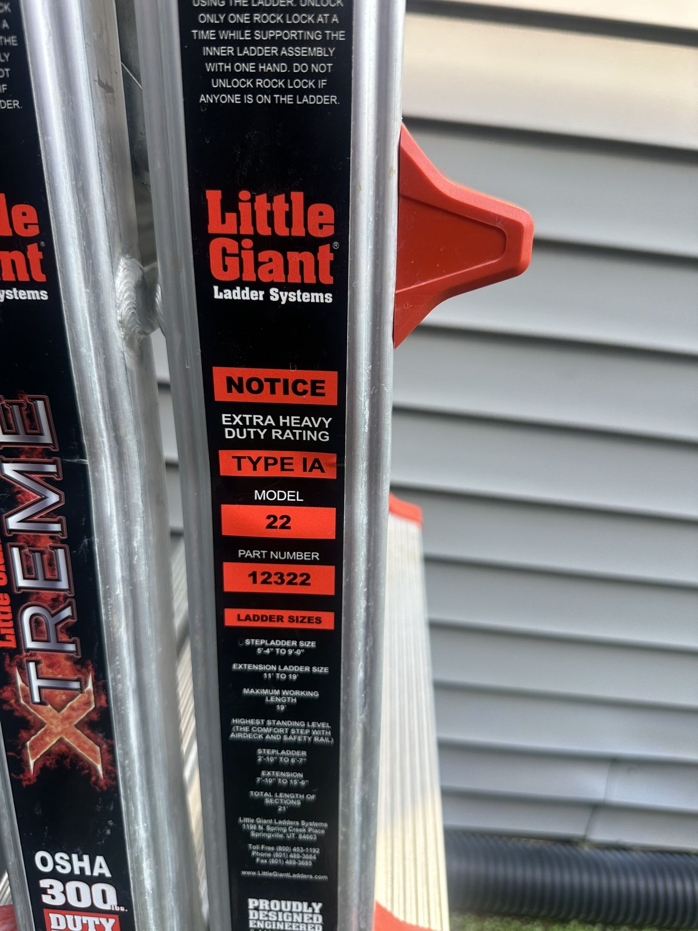 Little giant extreme ladder