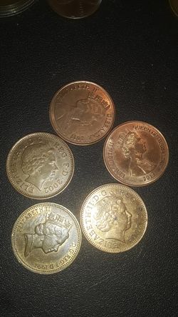 Elizabeth ll 1 one penny coin