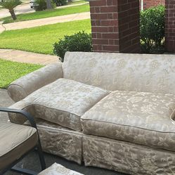 Sofa and loveseat
